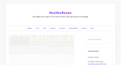 Desktop Screenshot of heyheyrenee.com